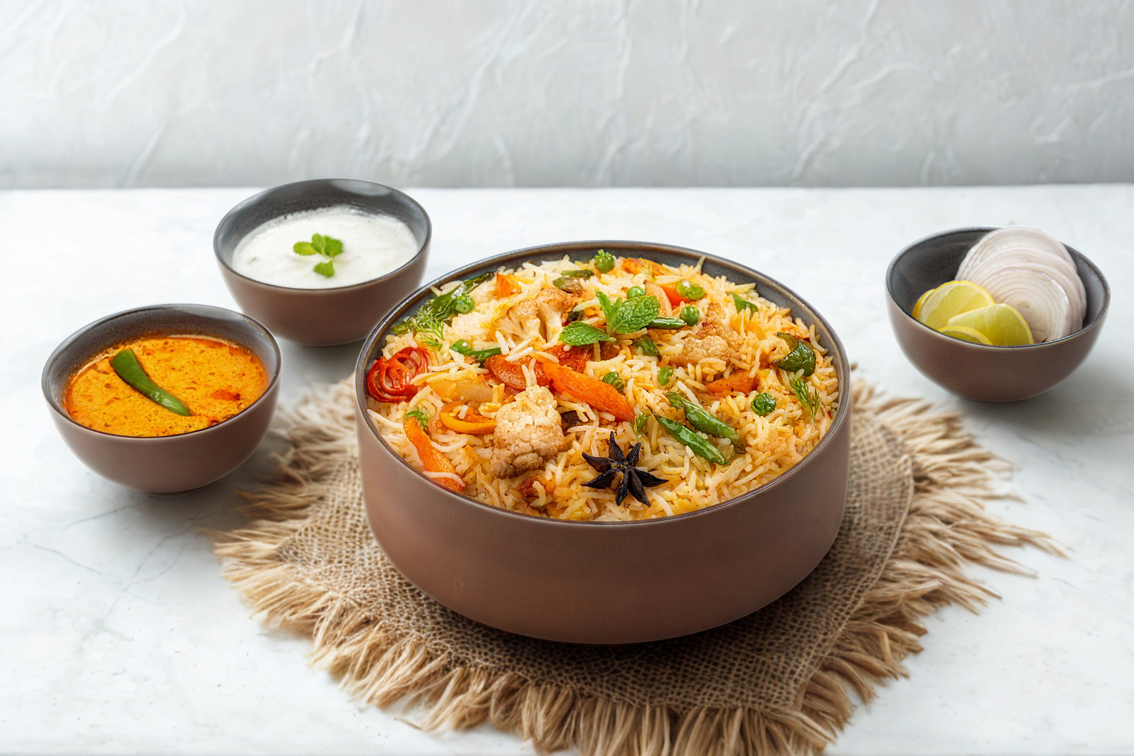 Zafrani Hyderabadi Veg Dum Biryani